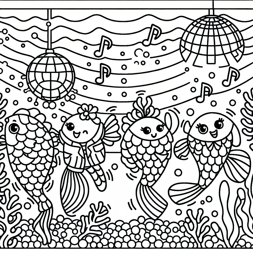 Unterwasser-Party: Tanzende Fische