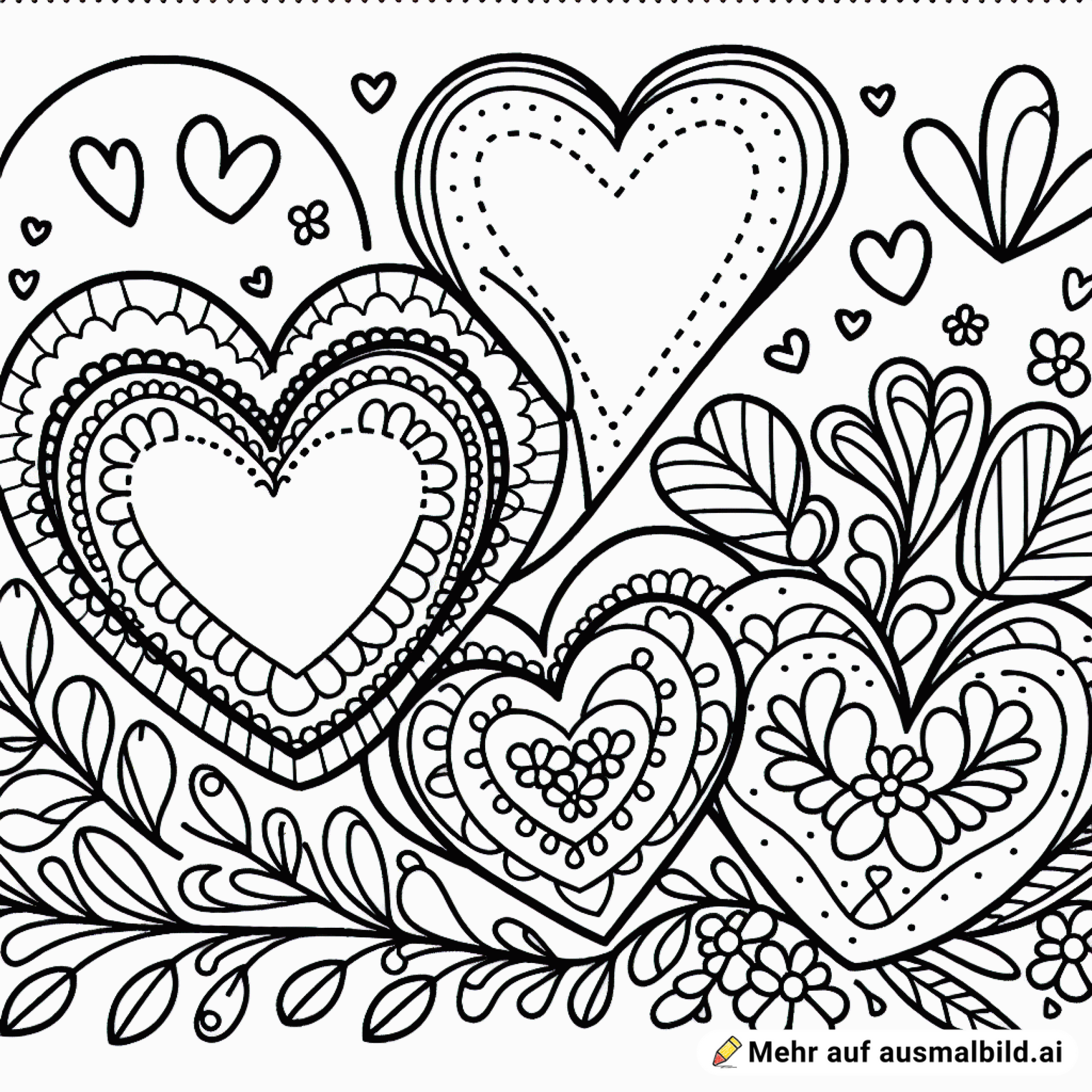 Herzen zum Muttertag