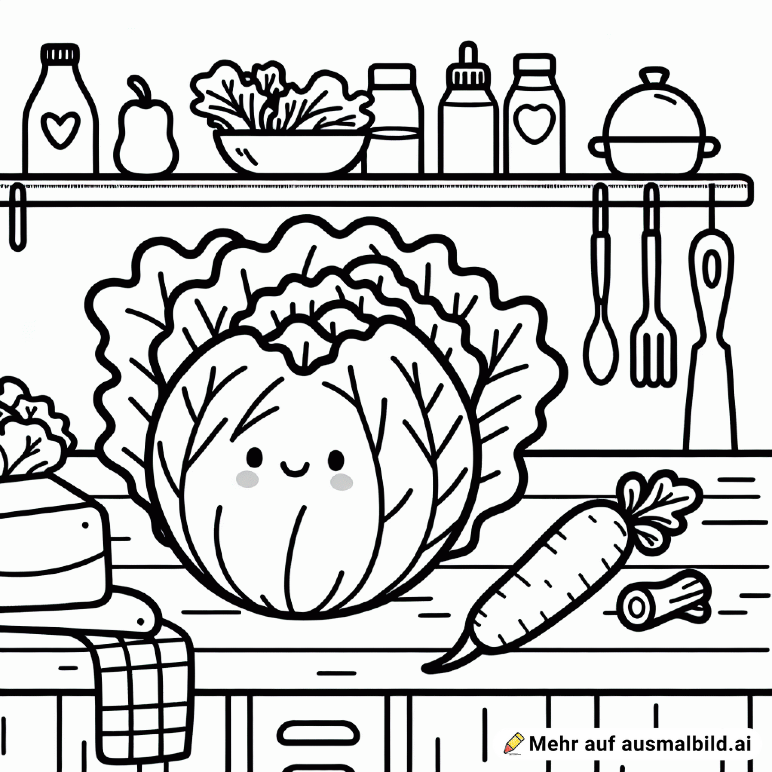 Spitzkohl in der Küche