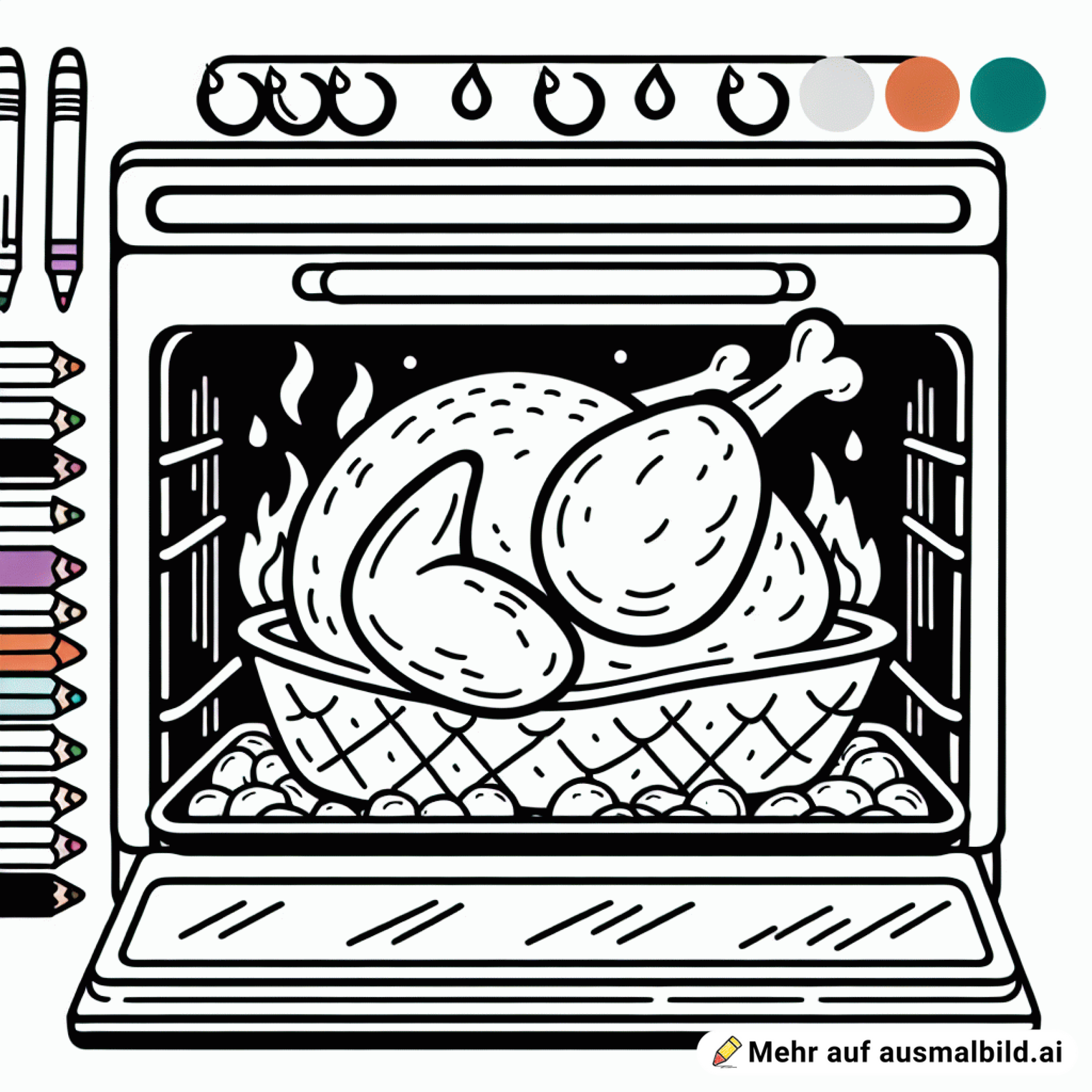 Grillhähnchen im Backofen