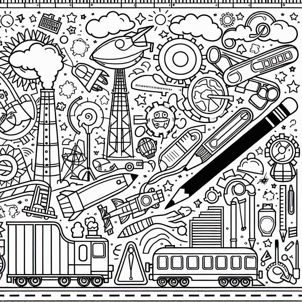 Labor Malvorlagen kostenlos ausdrucken für Kinder