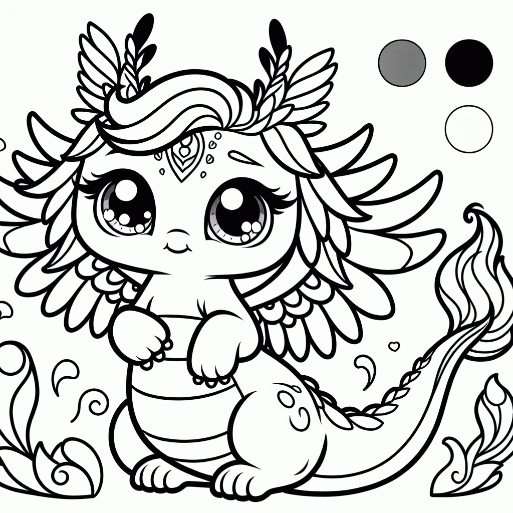 Niedliche Fabelwesen Malvorlagen kostenlos ausdrucken