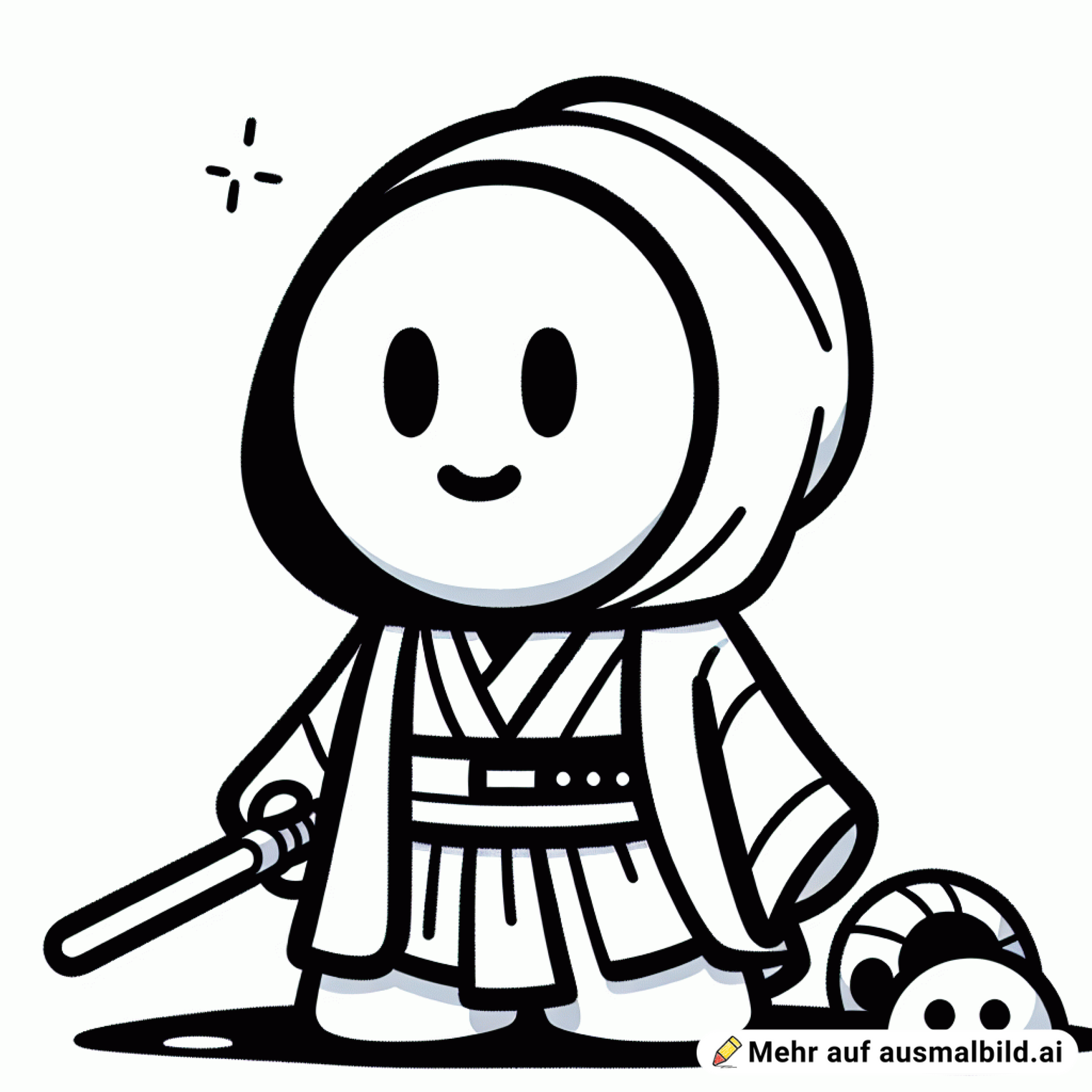 ein Jedi mit seinem Schwert