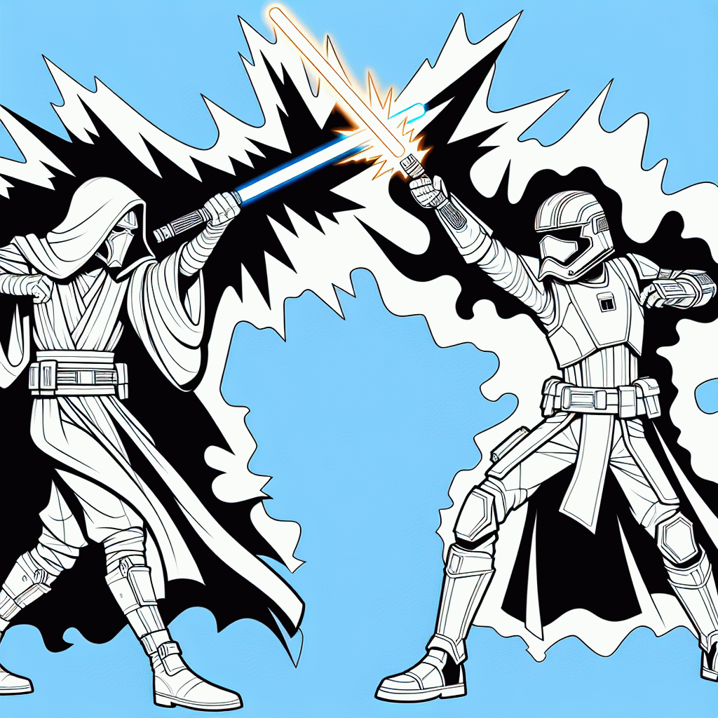 Kostenlose Jedi Malvorlagen: Star Wars Ausmalbilder zum Ausdrucken