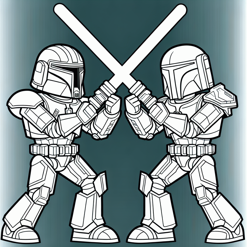 Kostenlose Jedi Malvorlagen zum Ausdrucken für Kinder