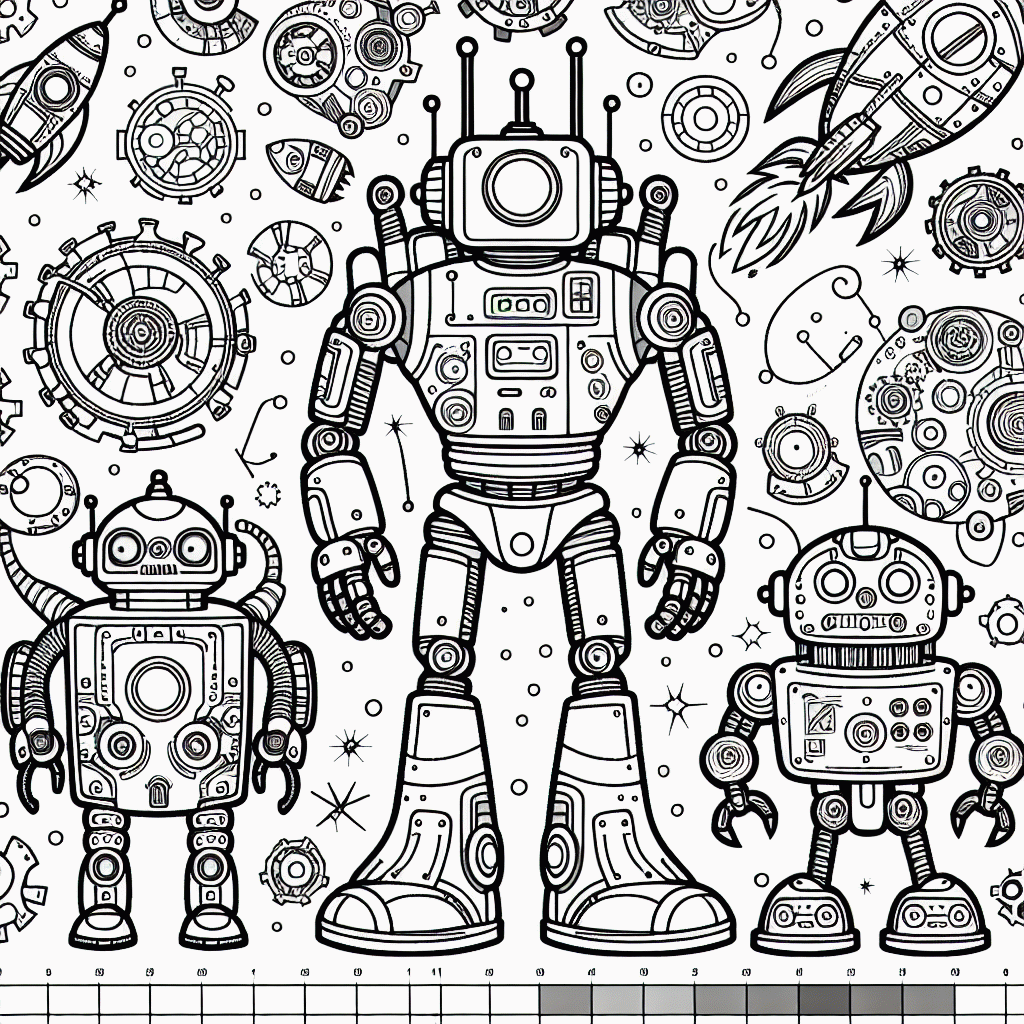 Roboter Malvorlagen aus Mech Arena kostenlos ausdrucken