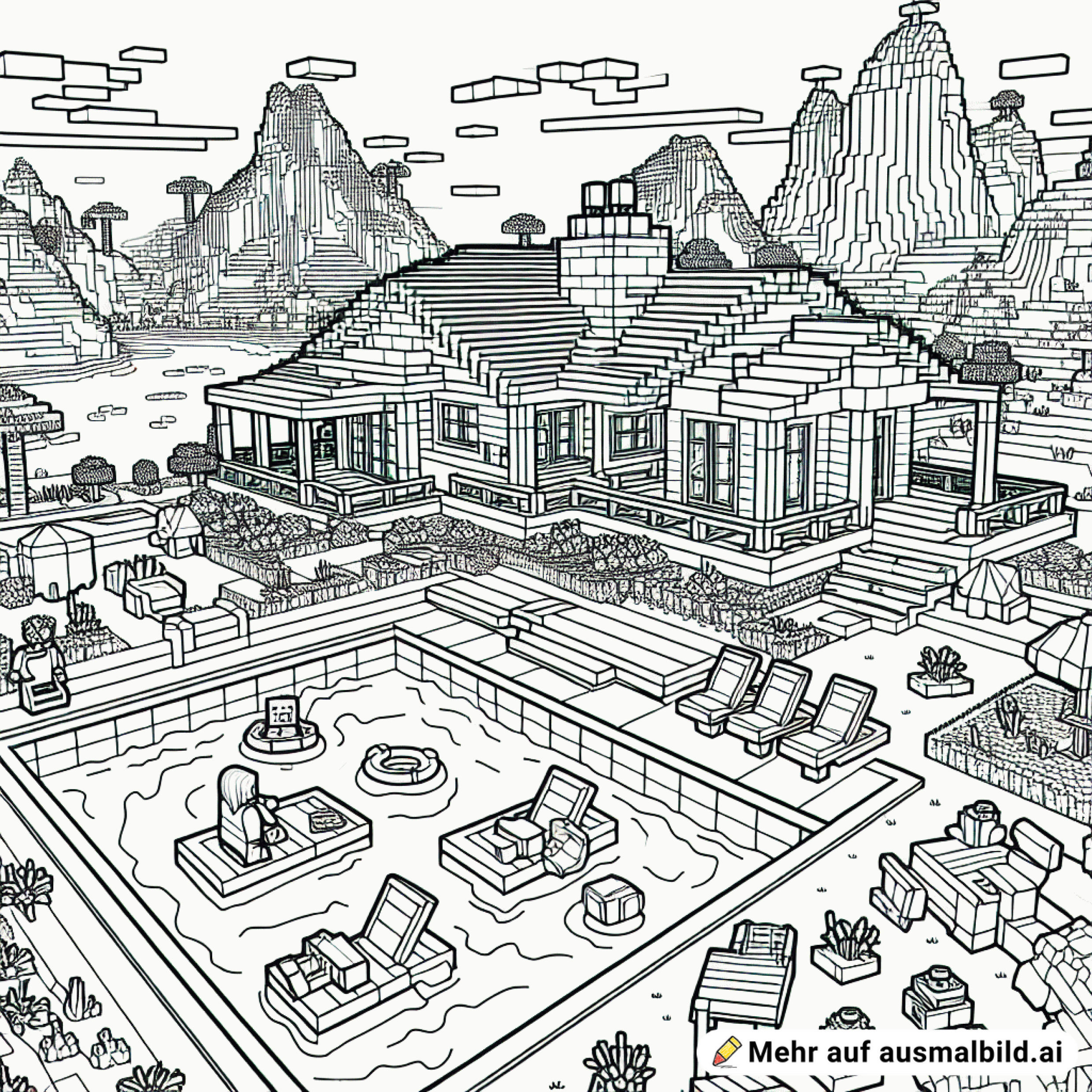 lego minecraft villa mit ool