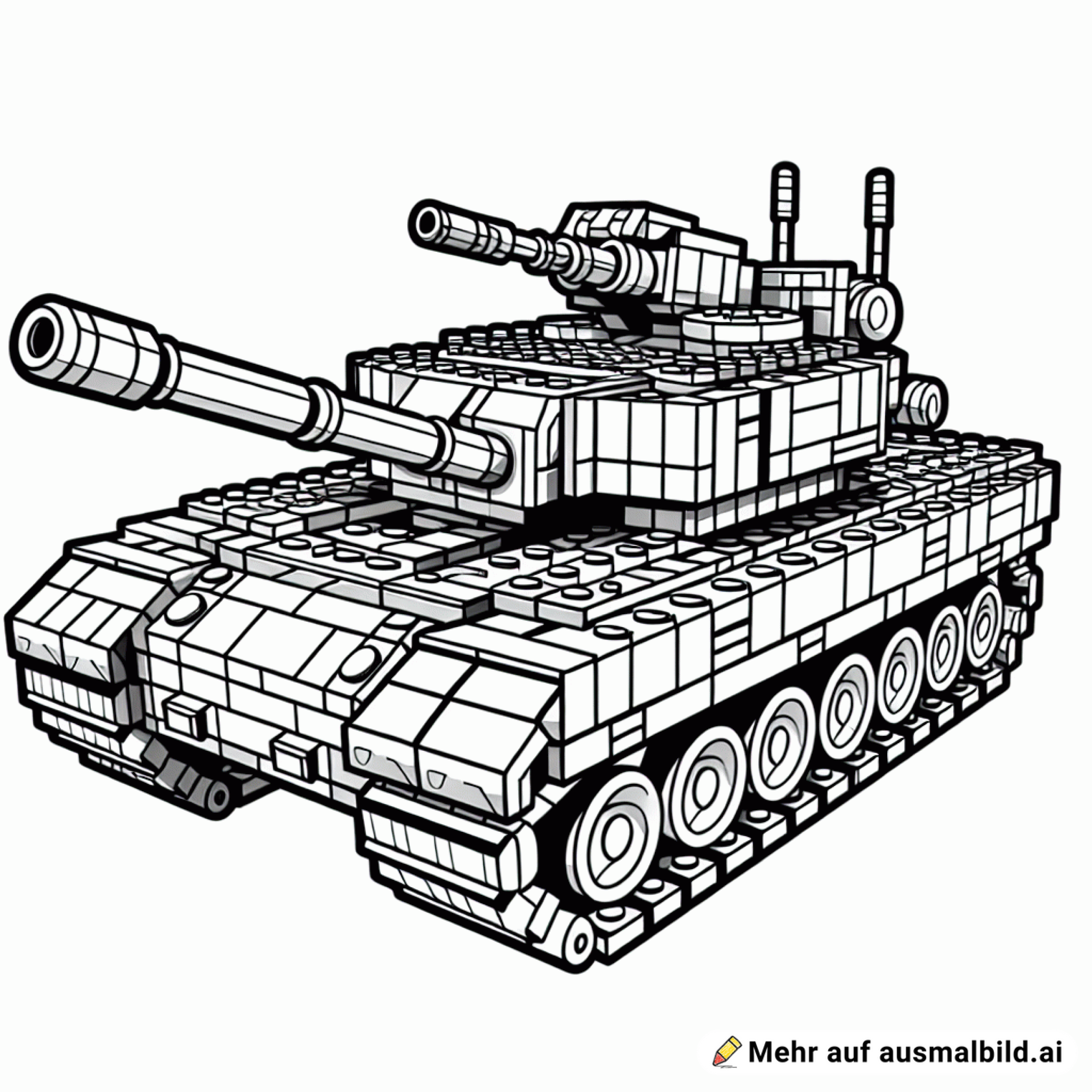 minecraft panzer lego