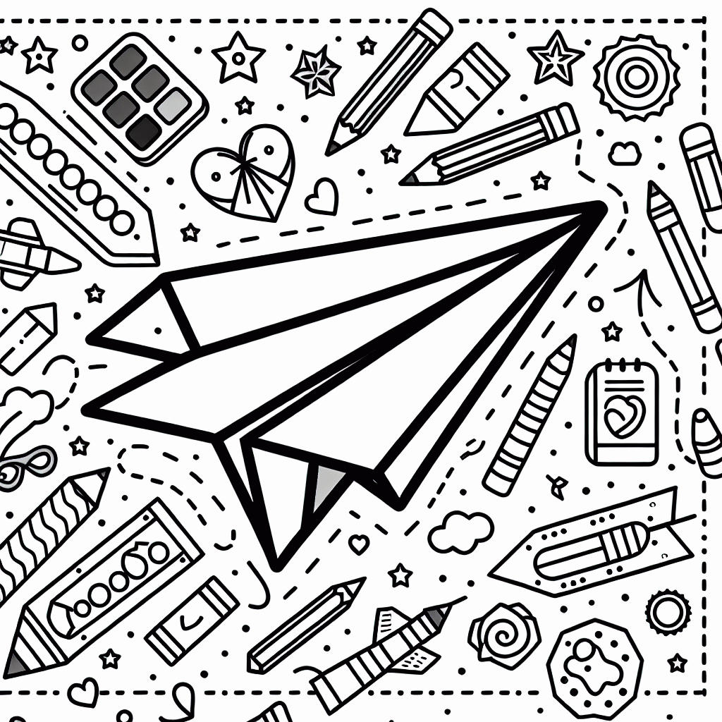 Papierflieger Faltanleitung für Kinder – Kostenlos Ausdrucken