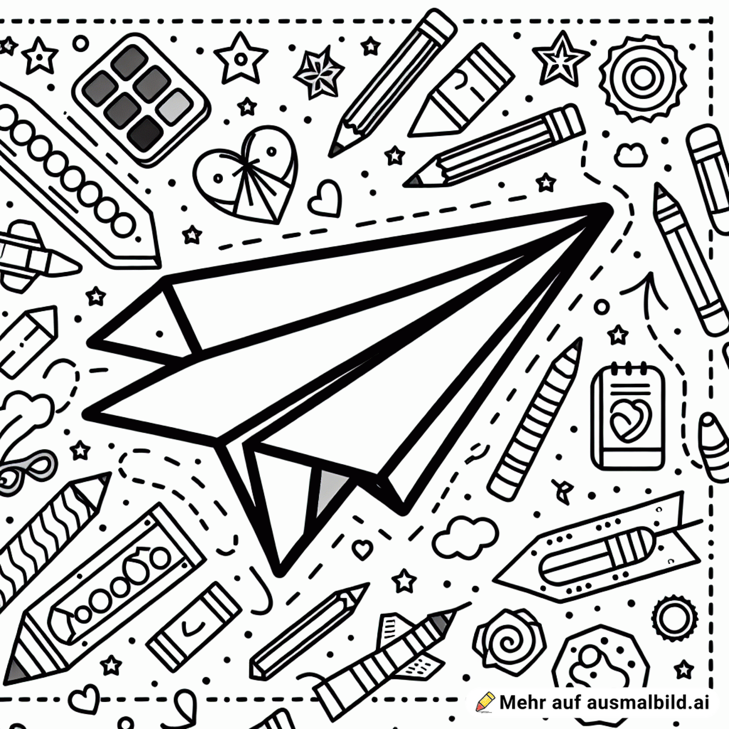 Papierflieger Faltanleitung