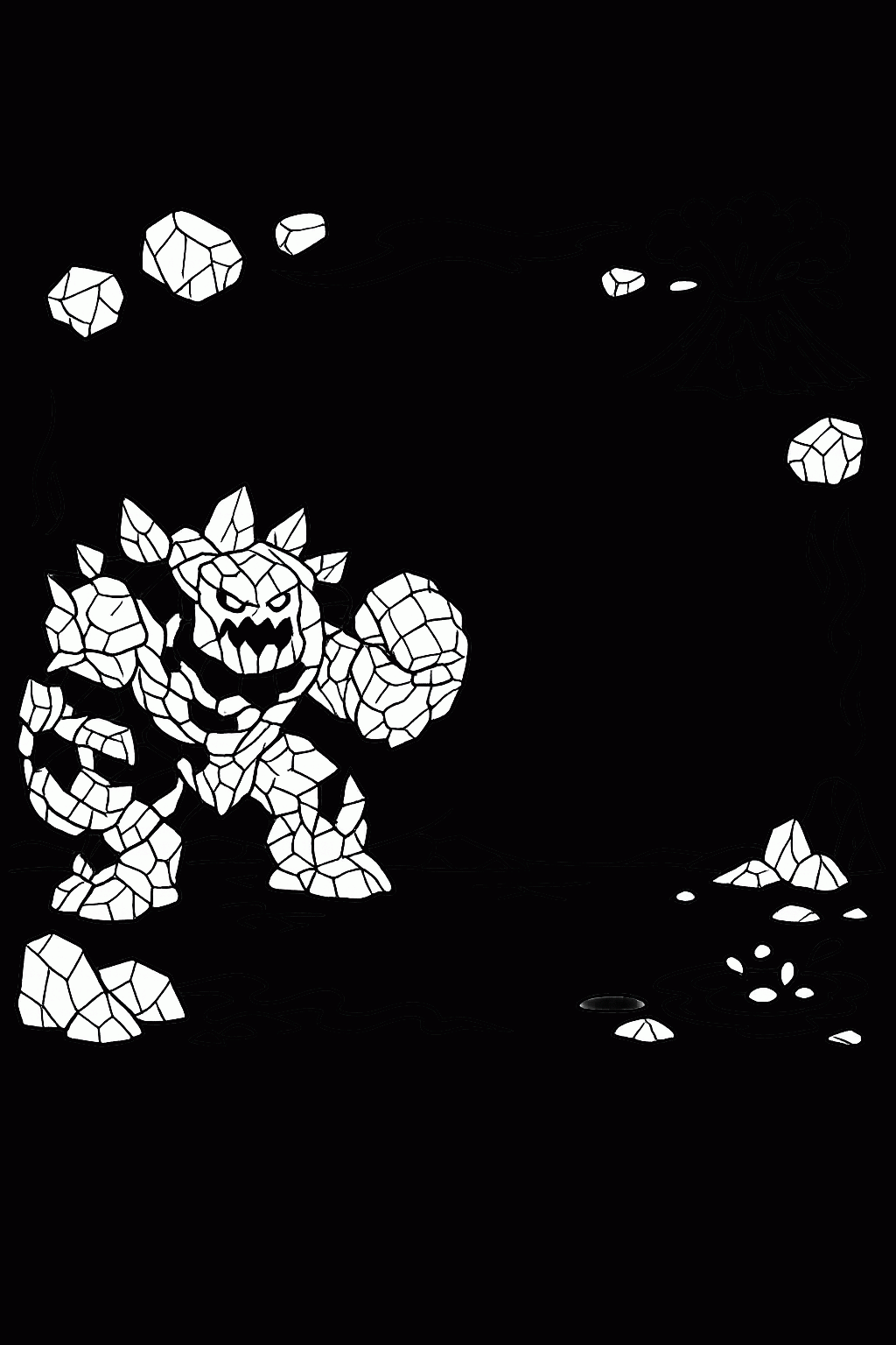 Eldrador Lavagolem Malvorlagen für Kinder kostenlos