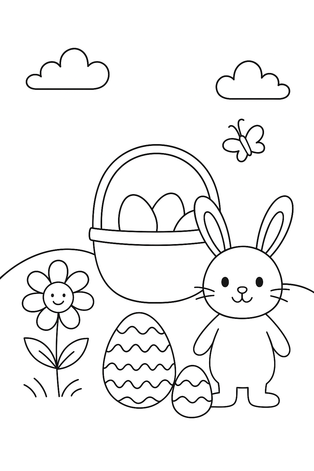 Oster-Malvorlagen für die Kita Knolle Bolle (kostenlos)