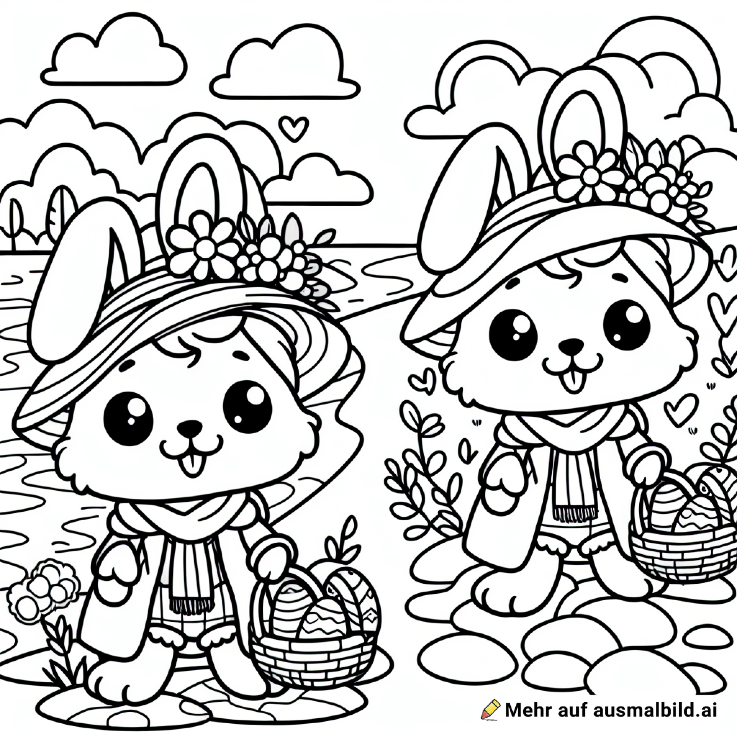 Osterhase im Urlaub