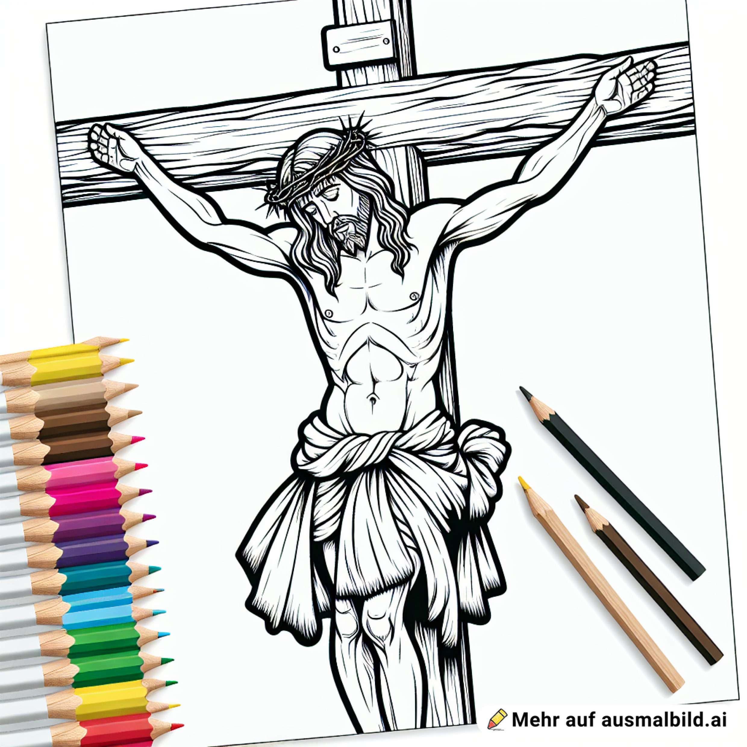 Jesus am Kreuz