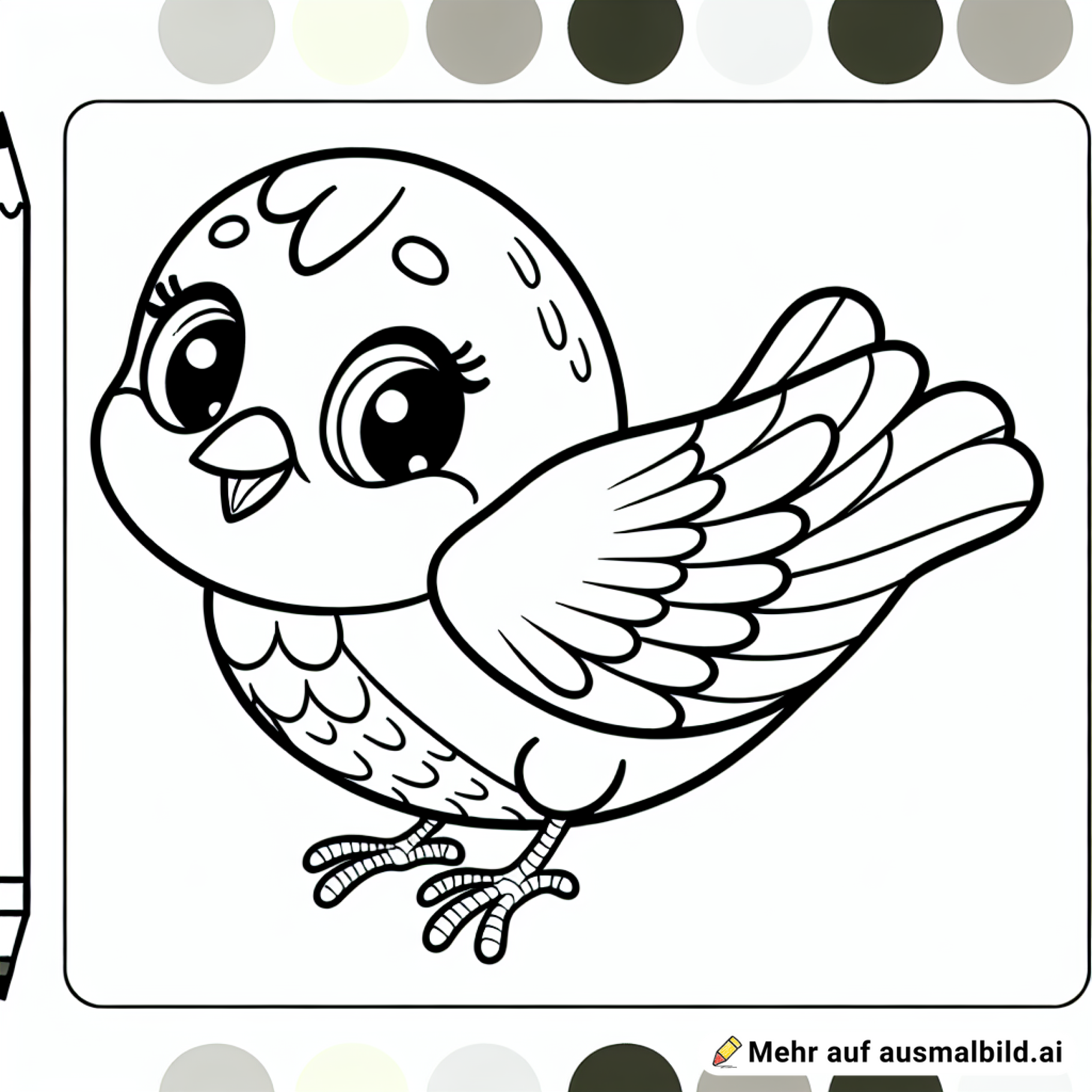 Ein bunter Vogel