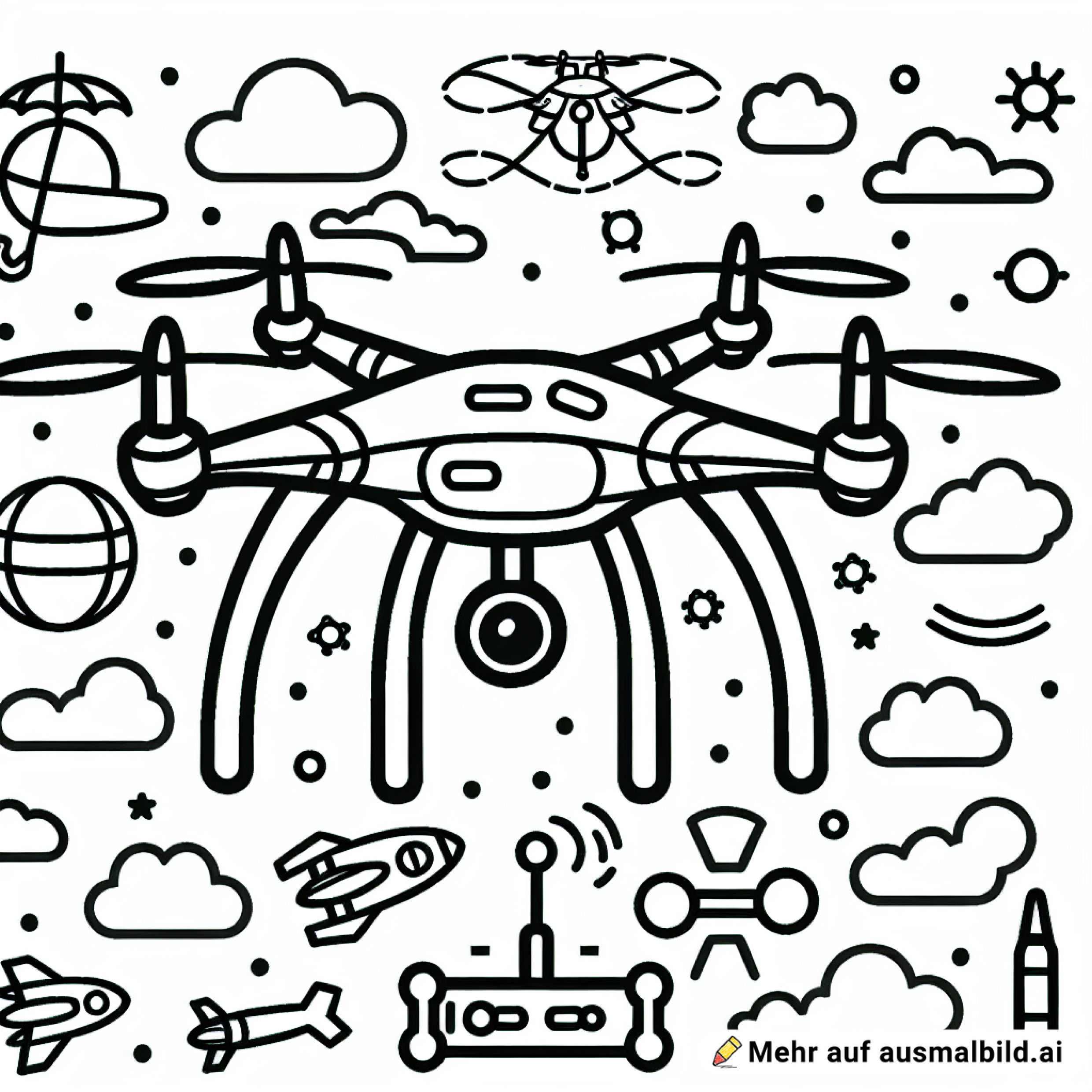 eine einfache Drone