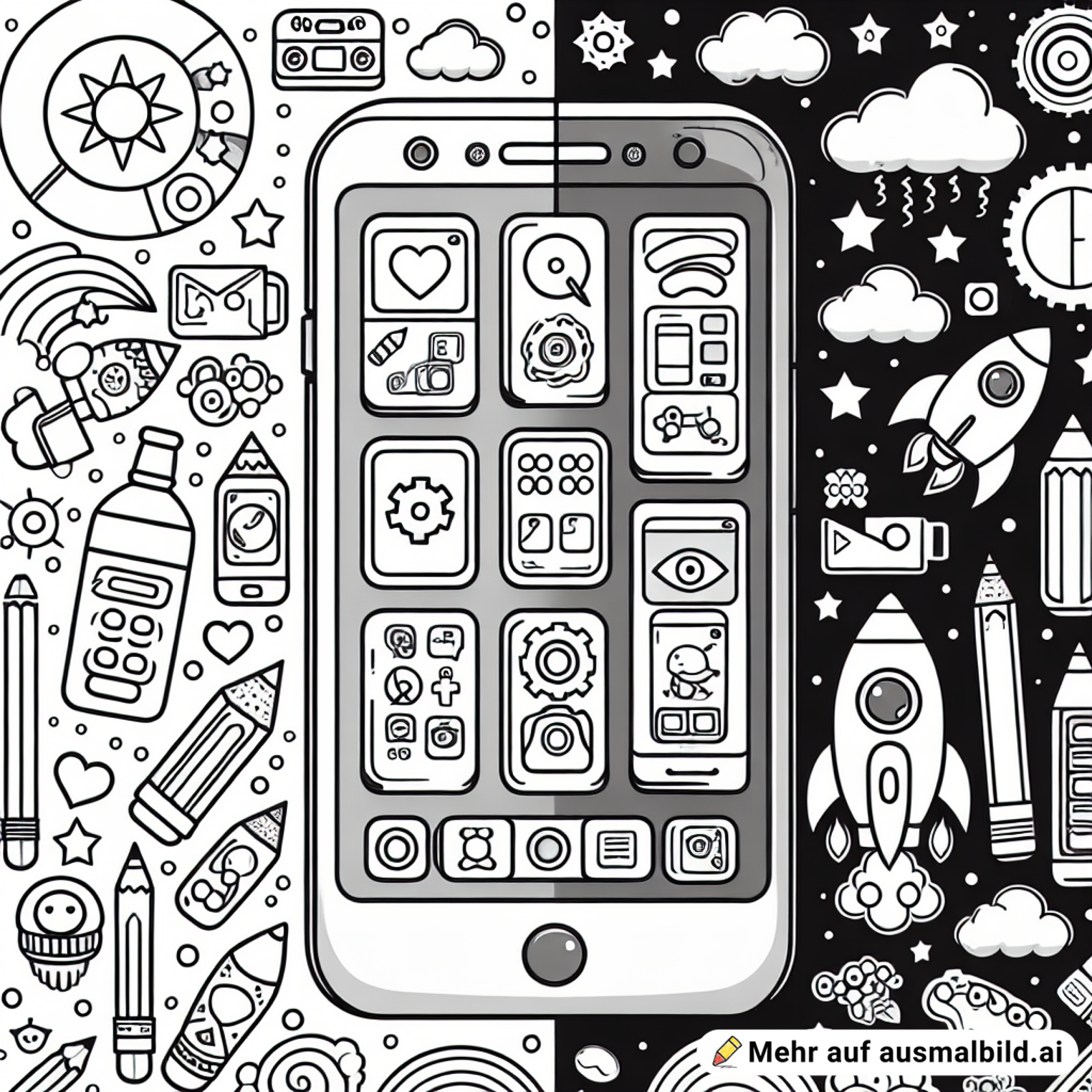 Smartphone mit Apps